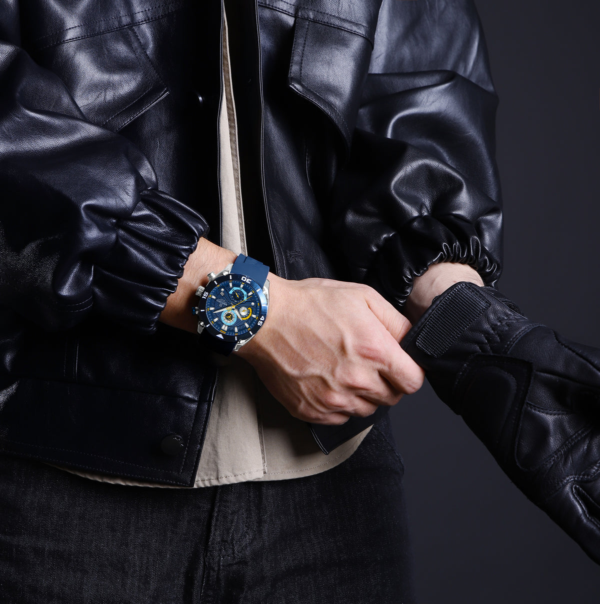 NAVIFORCE NF8038 S/BE/BE Men Watch
