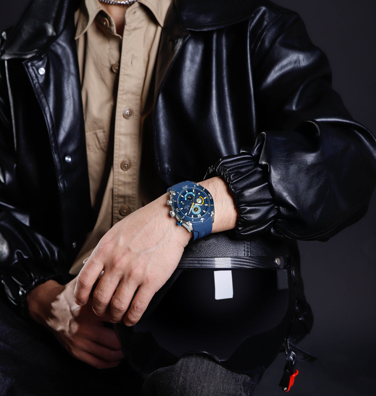 NAVIFORCE NF8038 S/BE/BE Men Watch