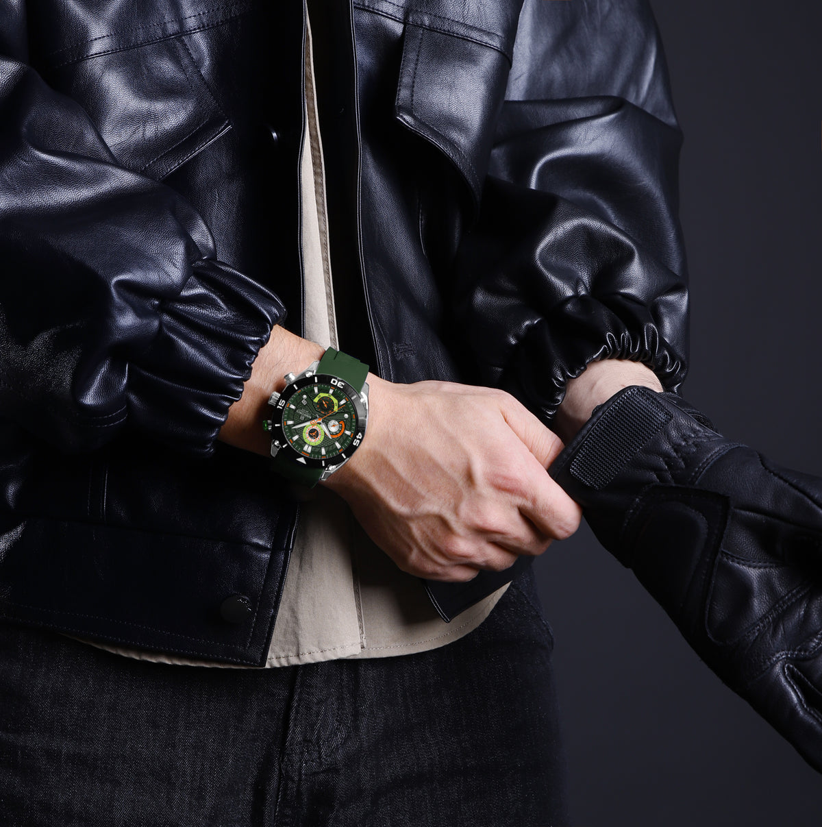 NAVIFORCE NF8038 S/GN/GN Men Watch