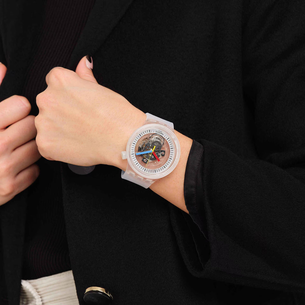 SWATCH CLEARLY BOLD SB01K100