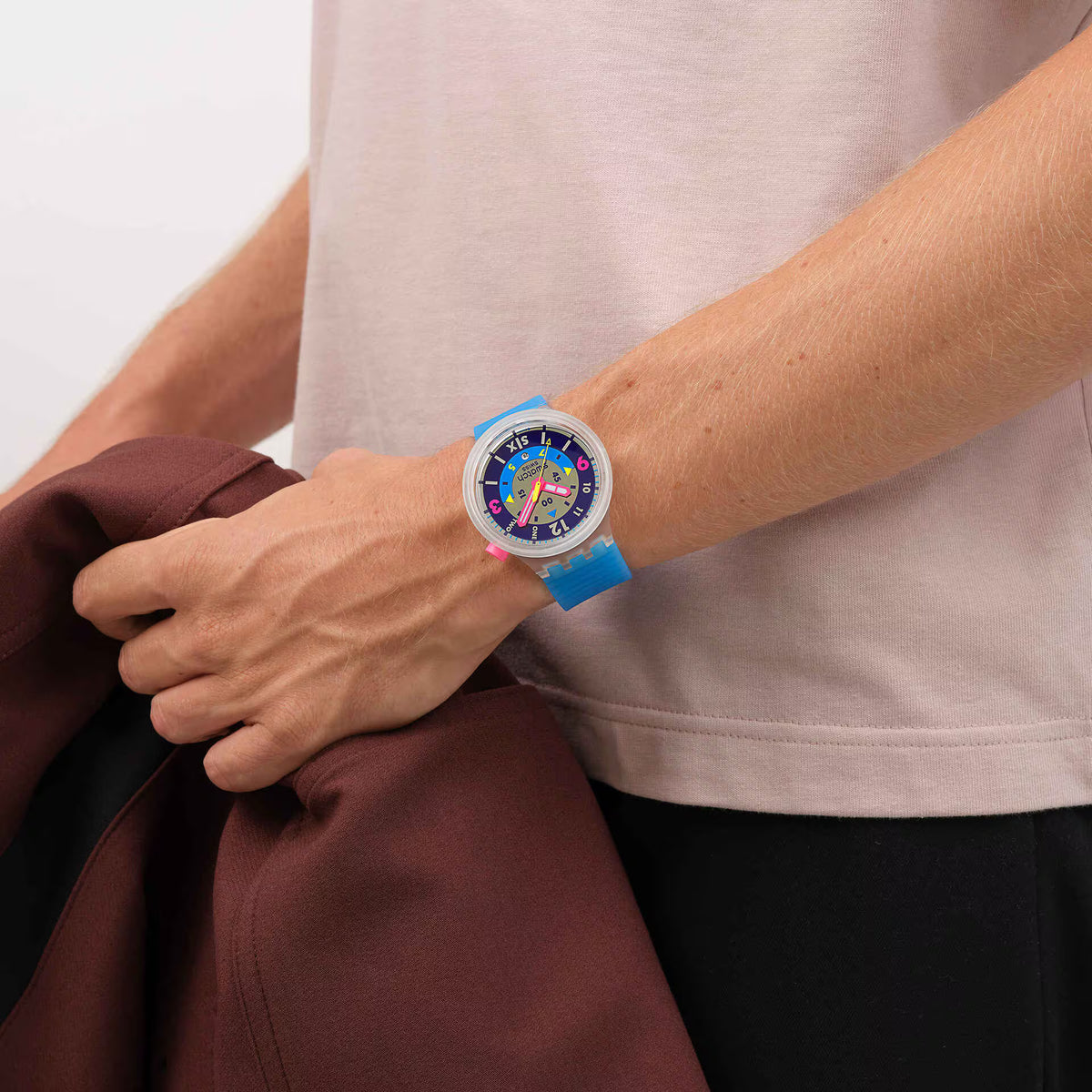 SWATCH Neon Hielo SB01K400