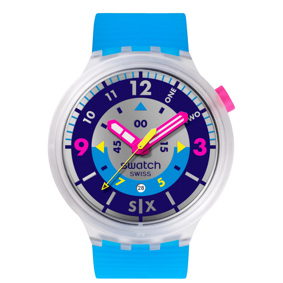 SWATCH Neon Hielo SB01K400