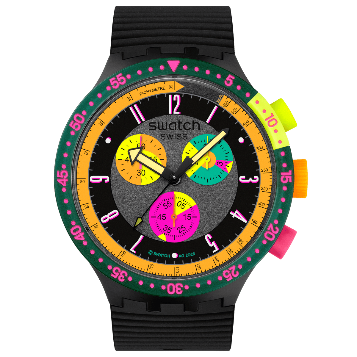 SWATCH Neon Seppia SB02B104