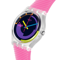 SWATCH NEON PINK PODIUM SO28K111