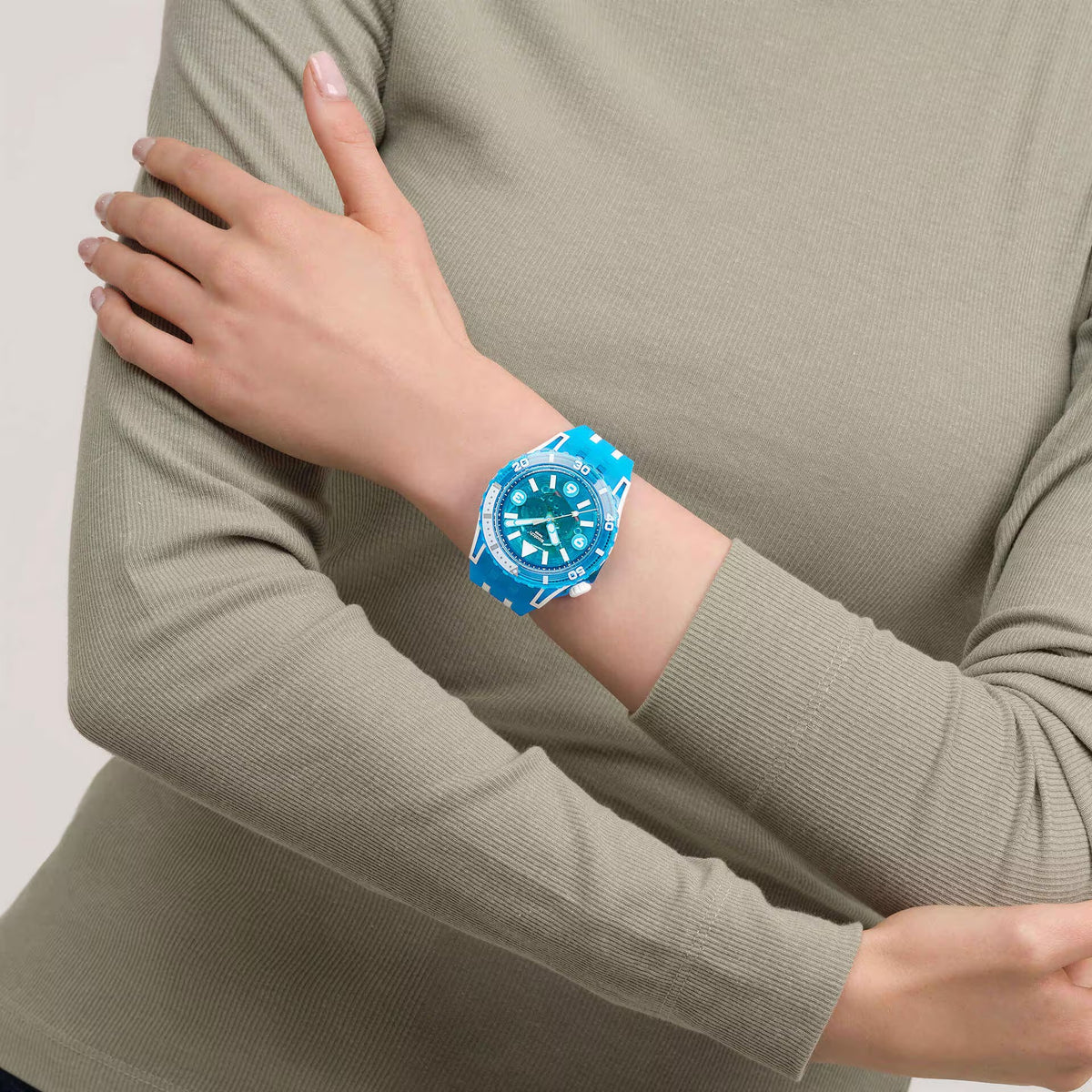 SWATCH BLUE FIRE SSCU09S100