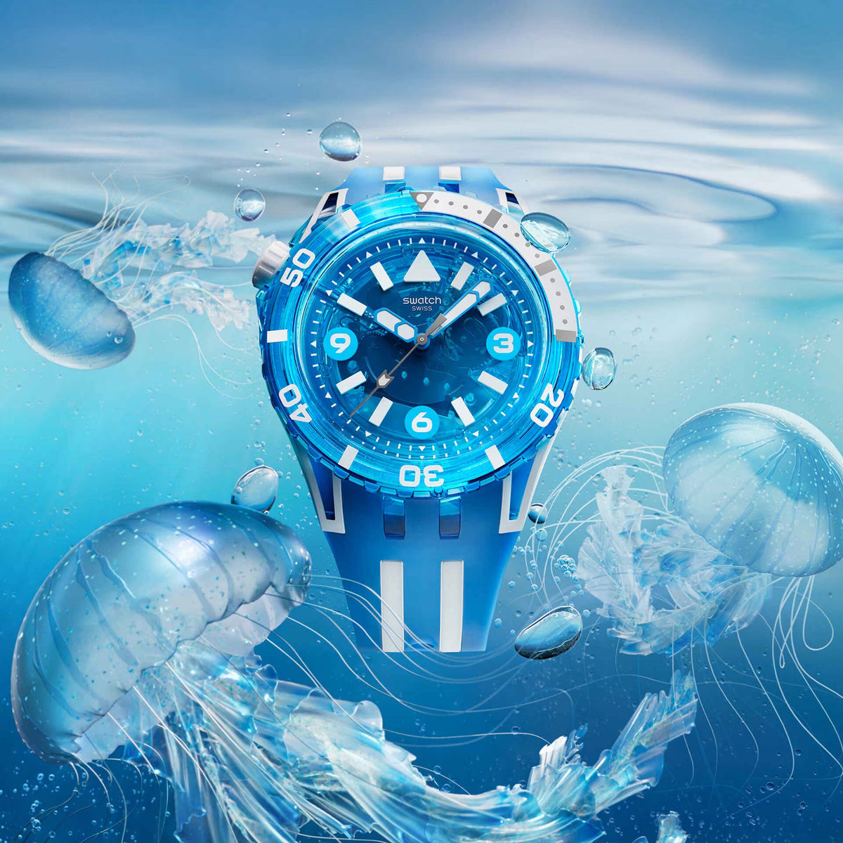 SWATCH BLUE FIRE SSCU09S100