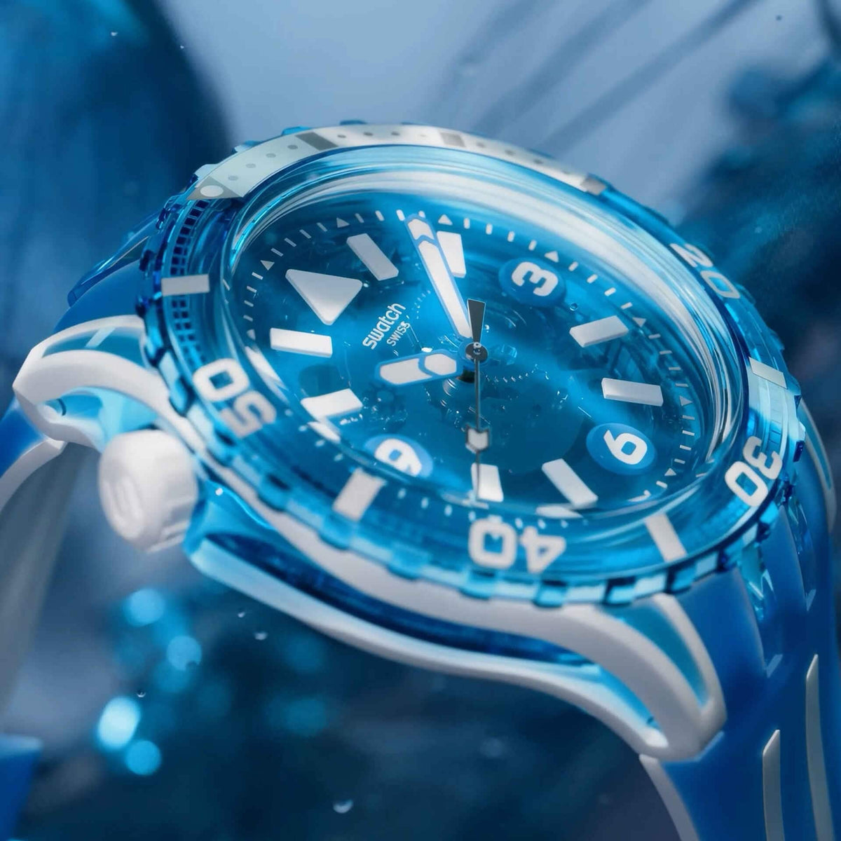 SWATCH BLUE FIRE SSCU09S100