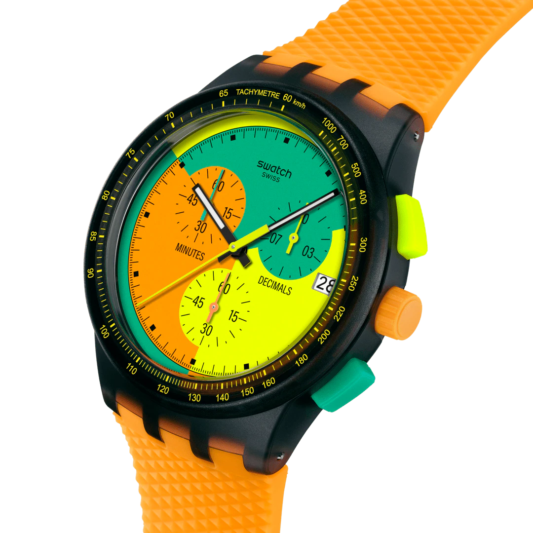 SWATCH NEON SIGNAL FLAG SUSB422
