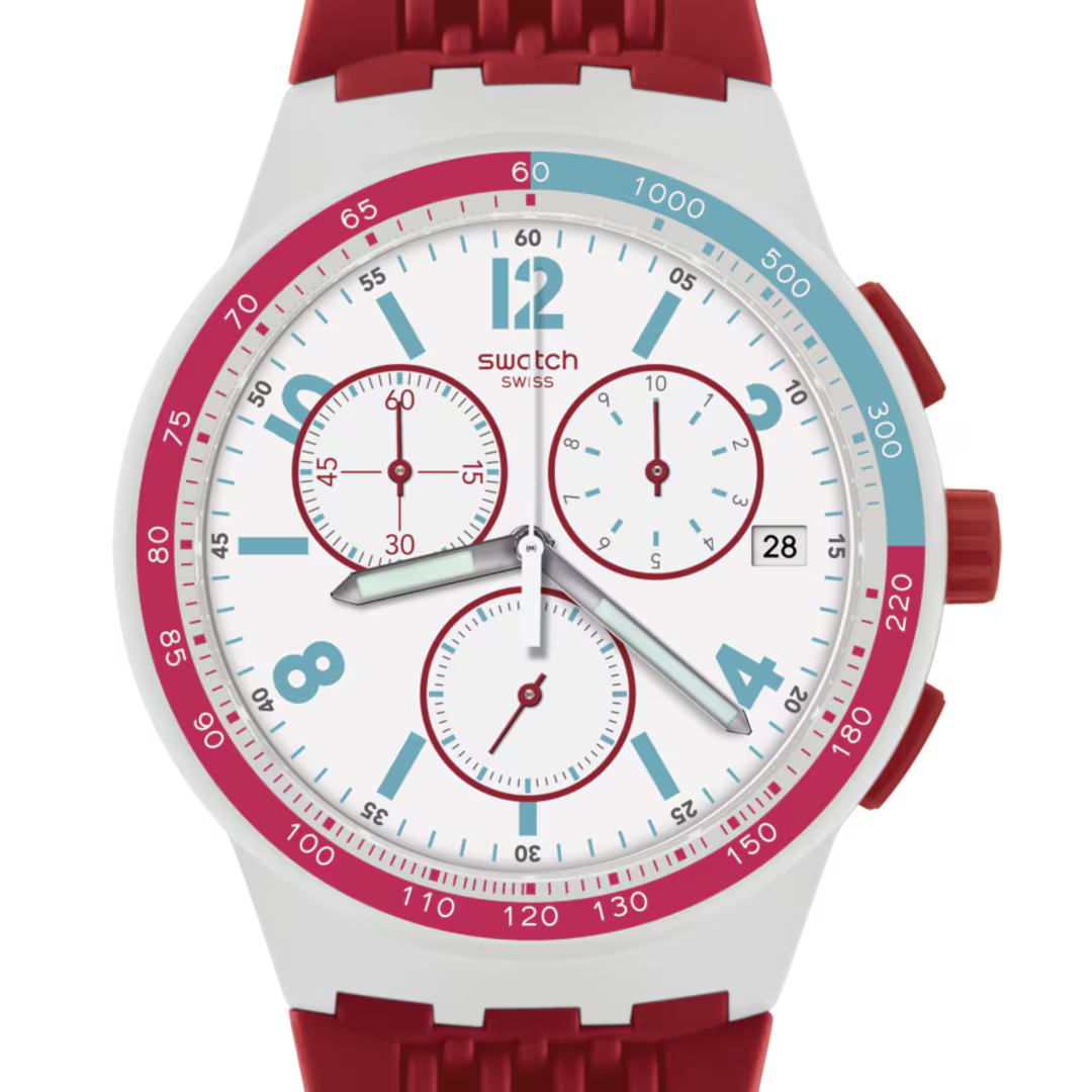 SWATCH RED TRACK SUSM403