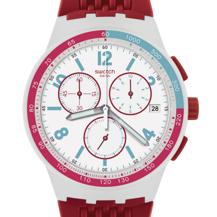 SWATCH RED TRACK SUSM403