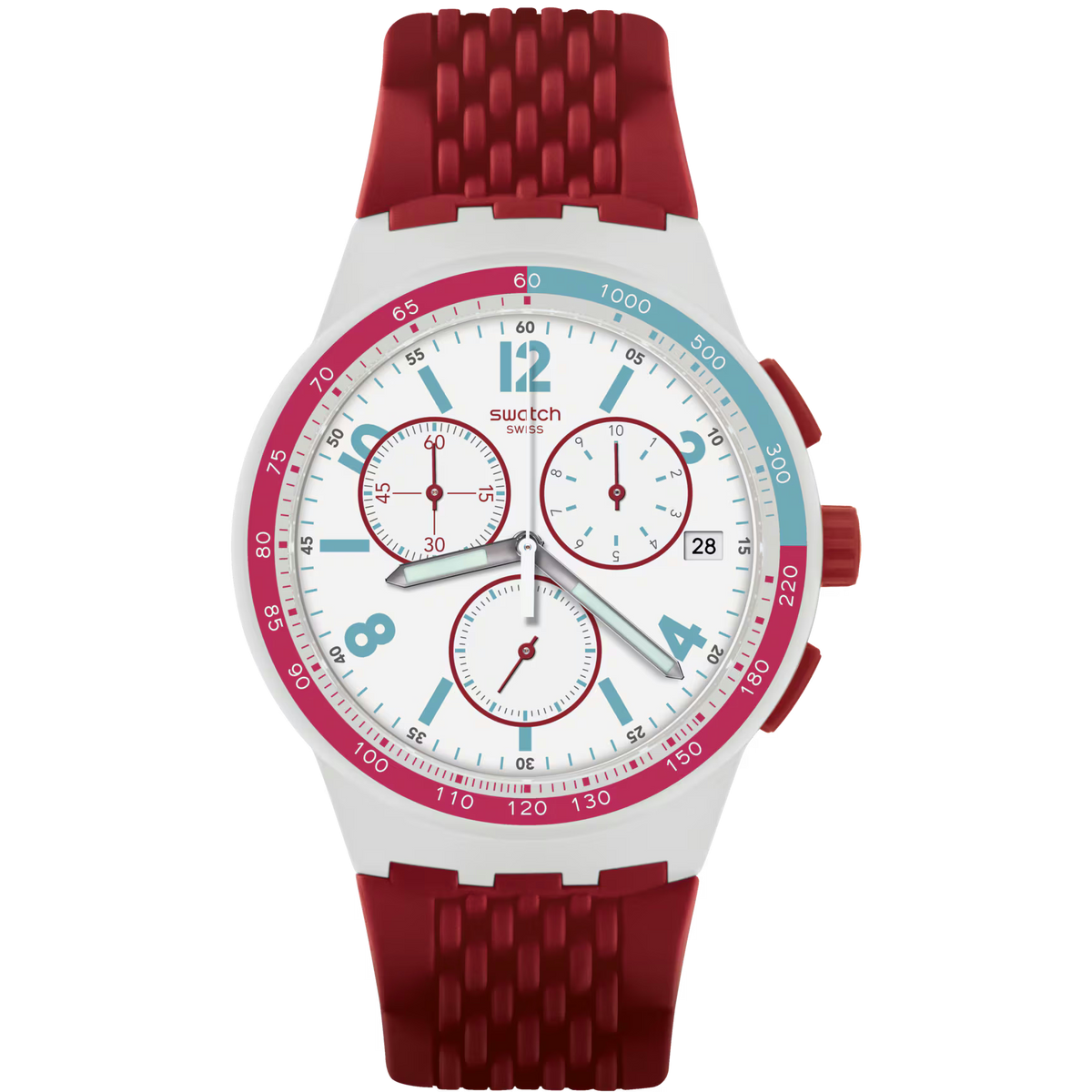 SWATCH RED TRACK SUSM403