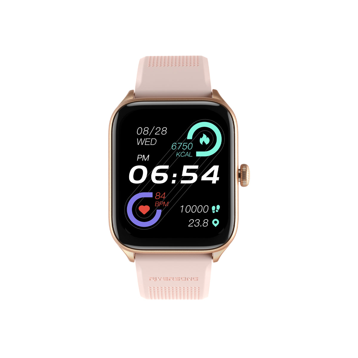 RIVERSONG Motive 6 Pro 1.83" Smart Watch - SW62 Rose Gold