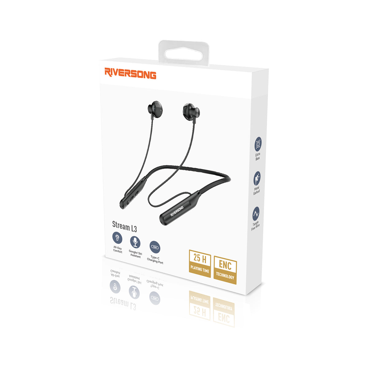 RIVERSONG Stream L3 Headset Earphones - EA510