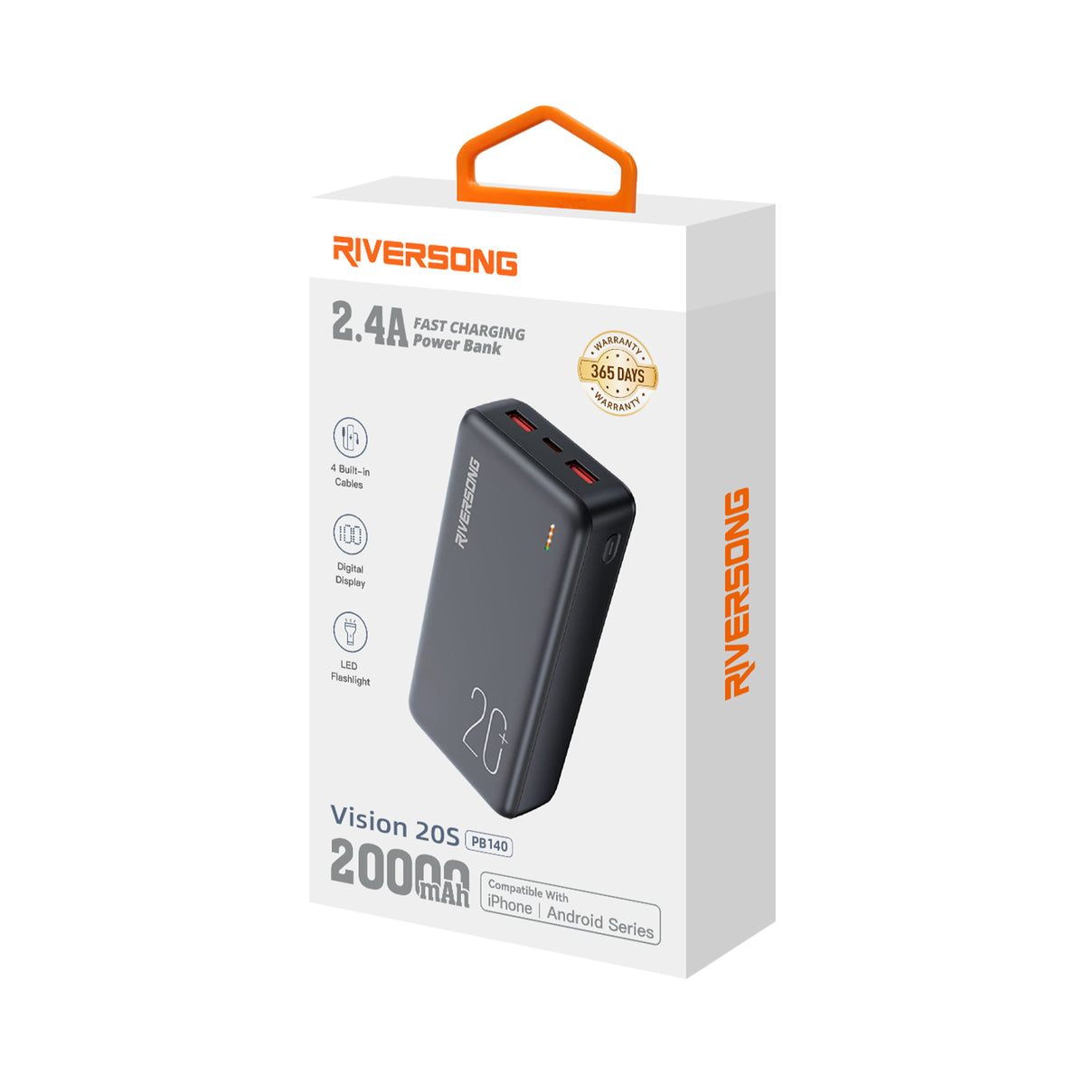 RIVERSONG Vision 20S (20000 mAh) Power Bank - PB140