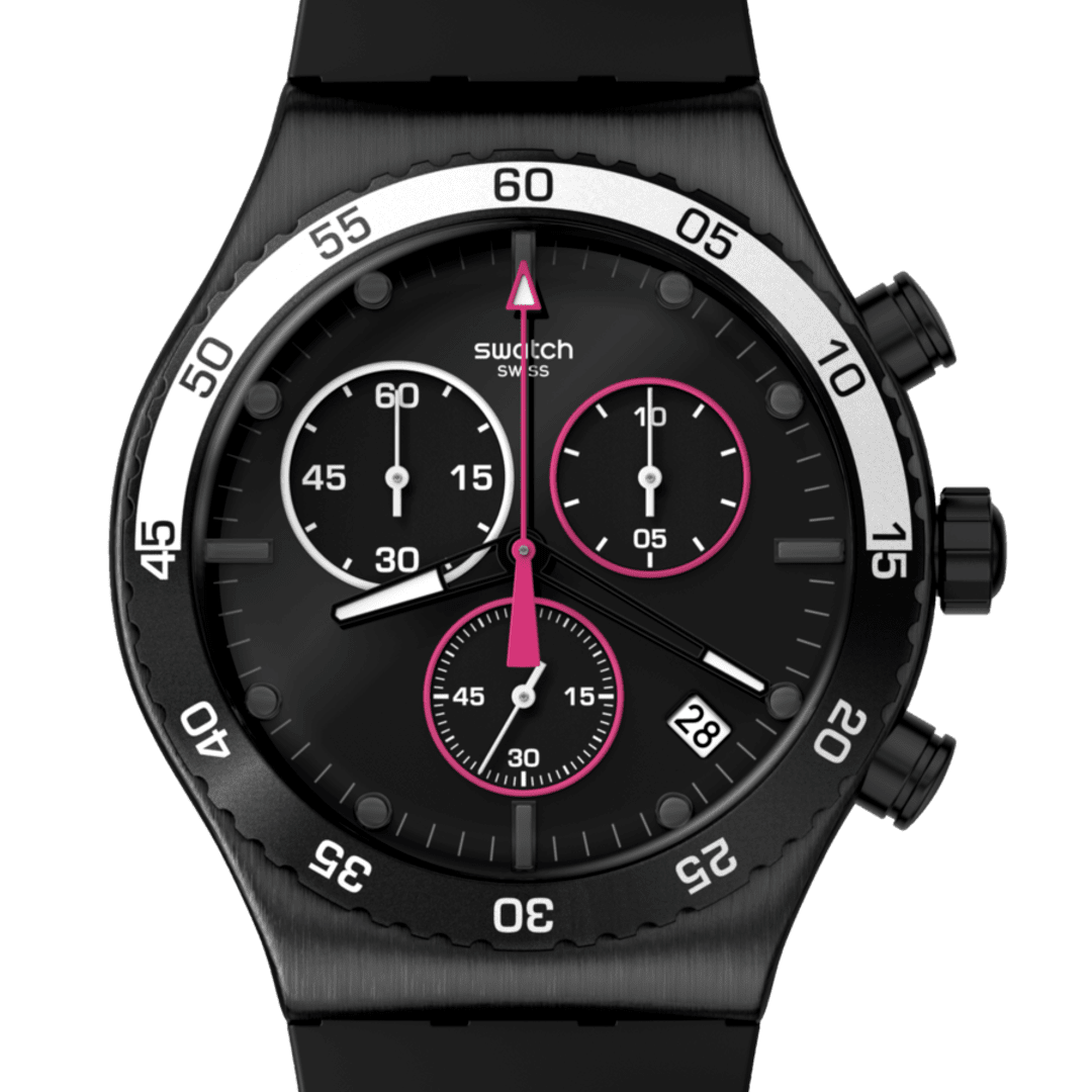 SWATCH MAGENTA AT NIGHT YVB413