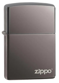 Classic Black Ice Zippo Logo - 150ZL