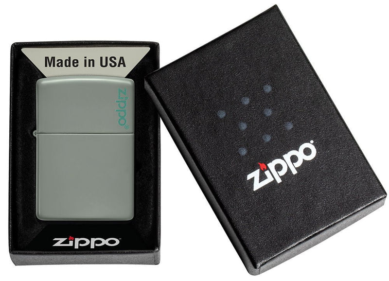 Classic Sage Zippo Logo - 49843ZL
