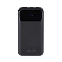 RIVACASE VA2211 (10000 mAh) black, QC/PD 3 built-in cables portable battery