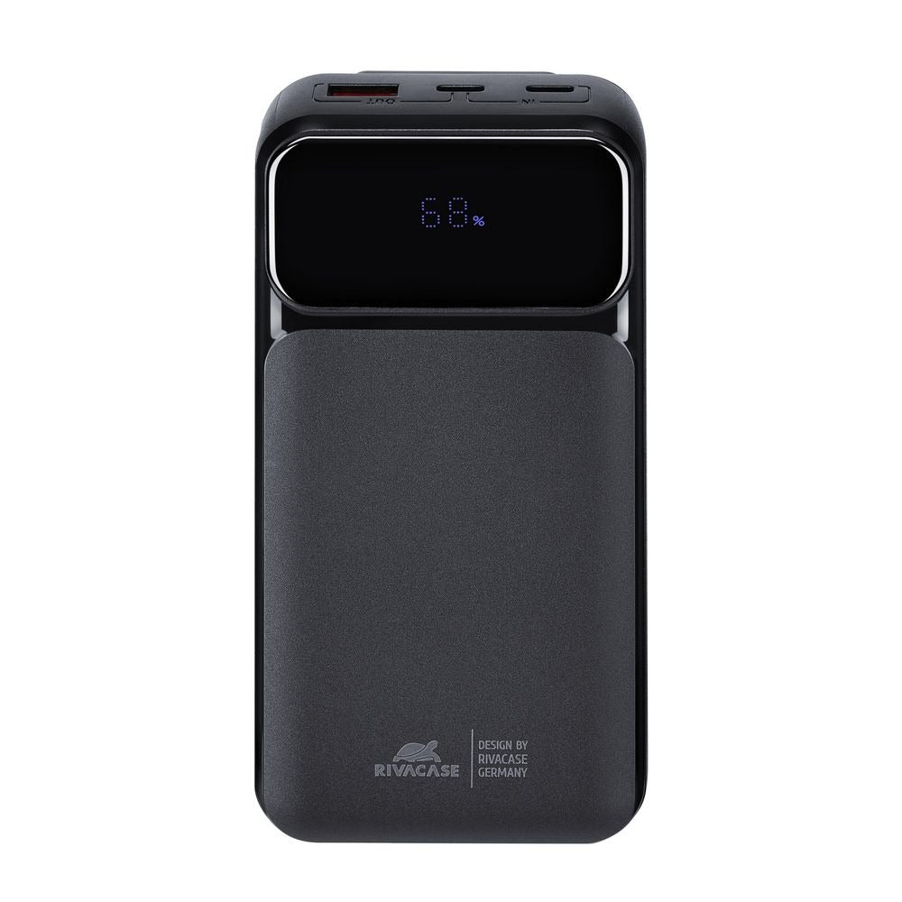 RIVACASE VA2221 (20000 mAh) black, QC/PD 3 built-in cables portable battery