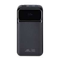 RIVACASE VA2221 (20000 mAh) black, QC/PD 3 built-in cables portable battery
