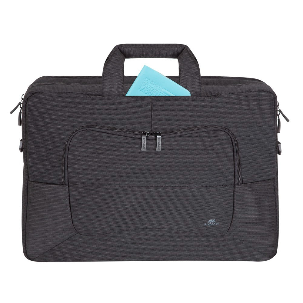 RIVACASE TEGEL-ECO 8455 black ECO full size Laptop Bag 17.3"