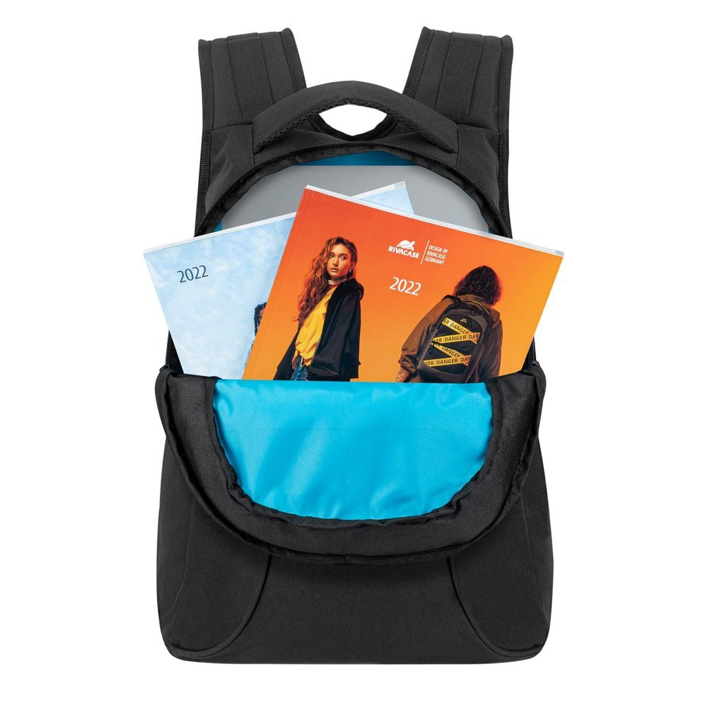 RIVACASE GREMIO 5565 black ECO 22L Lite urban backpack