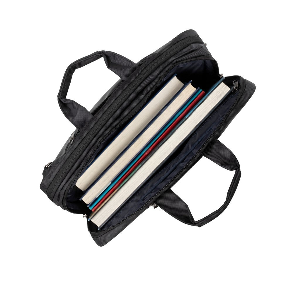 RIVACASE CENTRAL 8290 charcoal black convertible Laptop bag/backpack 16"