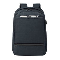 RIVACASE BISCAYNE 8365 black carry-on Laptop backpack 17.3"