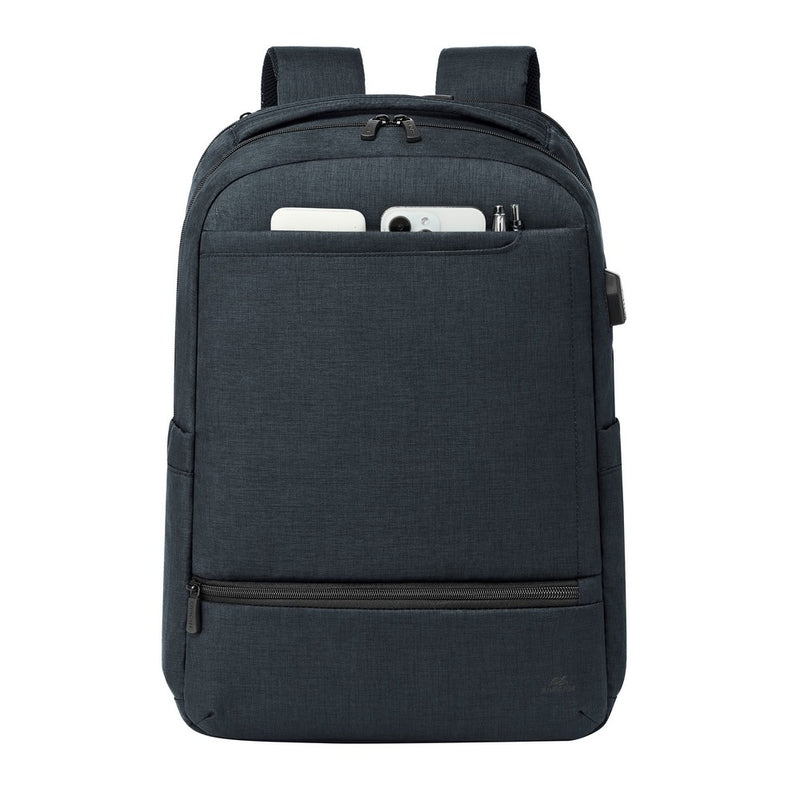 RIVACASE BISCAYNE 8365 black carry-on Laptop backpack 17.3"