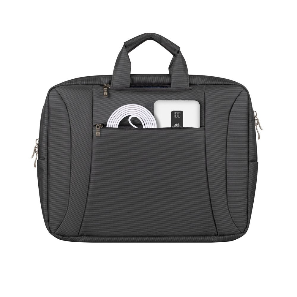 RIVACASE CENTRAL 8290 charcoal black convertible Laptop bag/backpack 16"