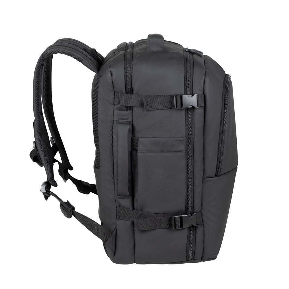 RIVACASE TEGEL-ECO 8465 black Coated ECO Travel Laptop Backpack 17.3”