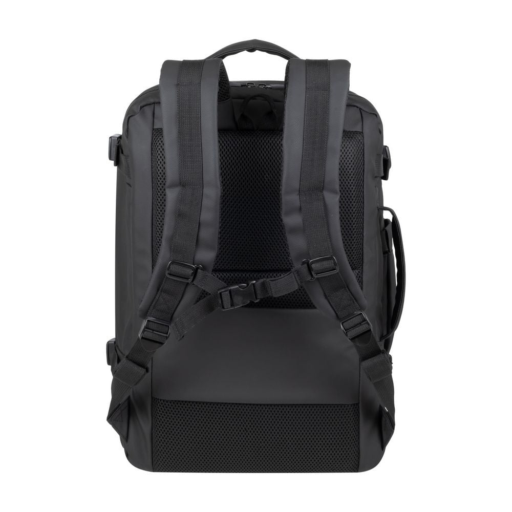 RIVACASE TEGEL-ECO 8465 black Coated ECO Travel Laptop Backpack 17.3”