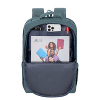 RIVACASE TEGEL-ECO 8460 aquamarine ECO Bulker Laptop Backpack 17.3”