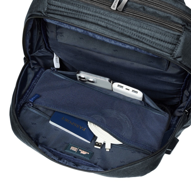 RIVACASE BISCAYNE 8365 black carry-on Laptop backpack 17.3"