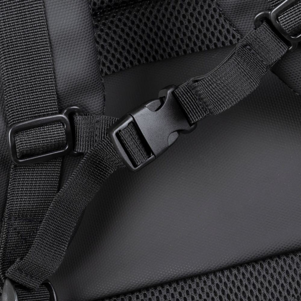 RIVACASE TEGEL-ECO 8465 black Coated ECO Travel Laptop Backpack 17.3”