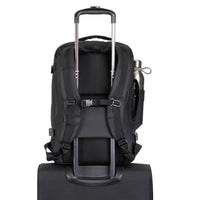 RIVACASE TEGEL-ECO 8465 black Coated ECO Travel Laptop Backpack 17.3”