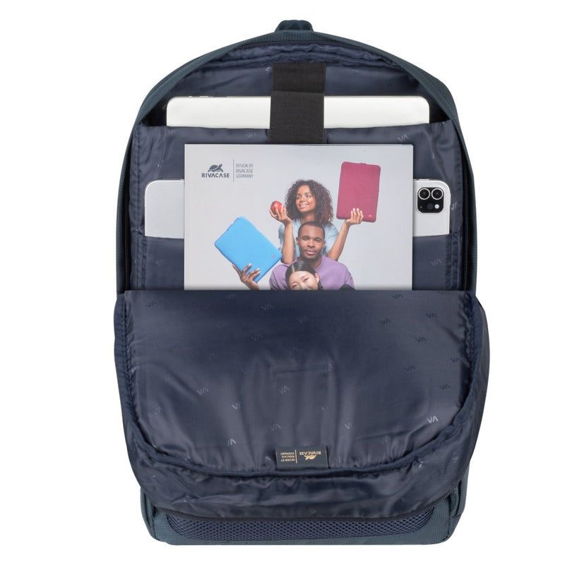 RIVACASE TEGEL-ECO 8460 dark blue ECO Bulker Laptop Backpack 17.3”