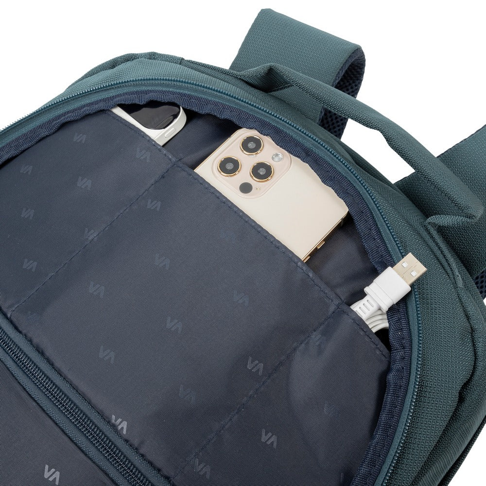 RIVACASE TEGEL-ECO 8460 aquamarine ECO Bulker Laptop Backpack 17.3”