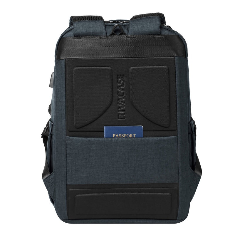 RIVACASE BISCAYNE 8365 black carry-on Laptop backpack 17.3"