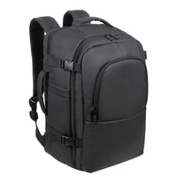 RIVACASE TEGEL-ECO 8465 black Coated ECO Travel Laptop Backpack 17.3”