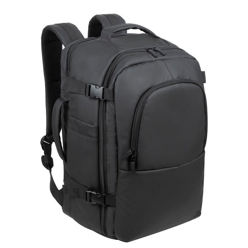 RIVACASE TEGEL-ECO 8465 black Coated ECO Travel Laptop Backpack 17.3”