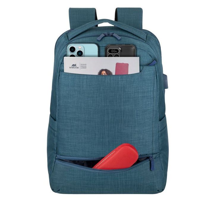 RIVACASE BISCAYNE 8365 blue carry-on Laptop backpack 17.3"