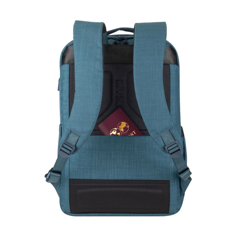 RIVACASE BISCAYNE 8365 blue carry-on Laptop backpack 17.3"