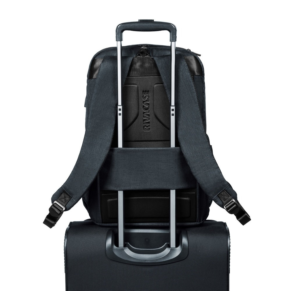 RIVACASE BISCAYNE 8365 black carry-on Laptop backpack 17.3"