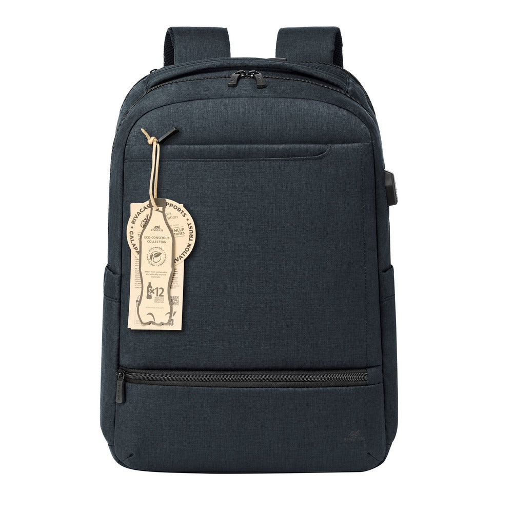 RIVACASE BISCAYNE 8365 black carry-on Laptop backpack 17.3"