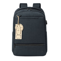 RIVACASE BISCAYNE 8365 black carry-on Laptop backpack 17.3"