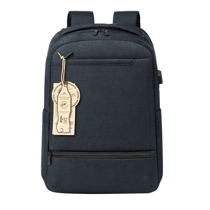 RIVACASE BISCAYNE 8365 black carry-on Laptop backpack 17.3"