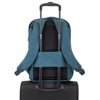 RIVACASE BISCAYNE 8365 blue carry-on Laptop backpack 17.3"