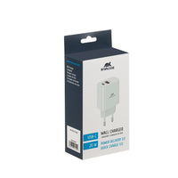 RIVACASE PS4102 W00 EU wall charger white PD20W + QC3.0, USB-A + USB-C
