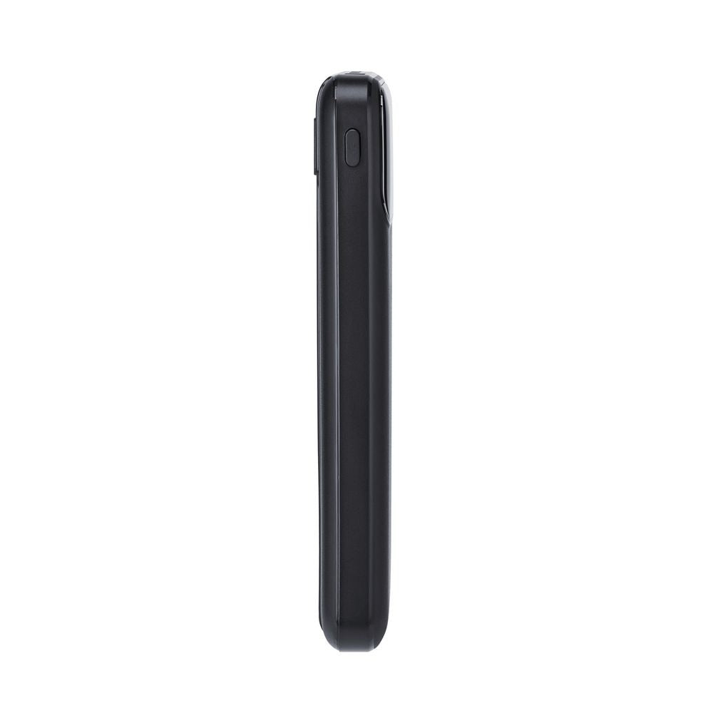 RIVACASE VA2211 (10000 mAh) black, QC/PD 3 built-in cables portable battery